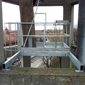 scale a castello, scale tipo marinara  :: CARPENTERIA T&T, Torino, Piemonte