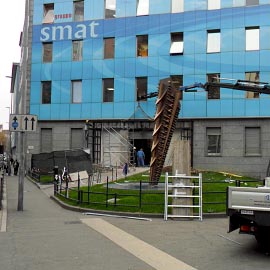 portale ingresso smat, Carpenteria Metallica T&T Leinì :: Torino