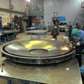 costruzione e posa vasca in ferro per giardino pubblico, Carpenteria Metallica T&T Leinì :: Torino